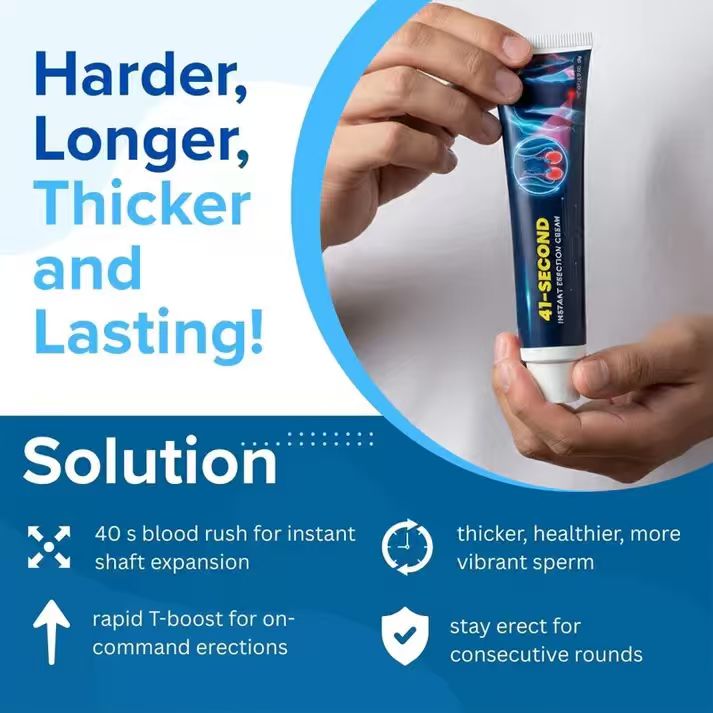 41-Second Fast-Acting Erection Cream🚀