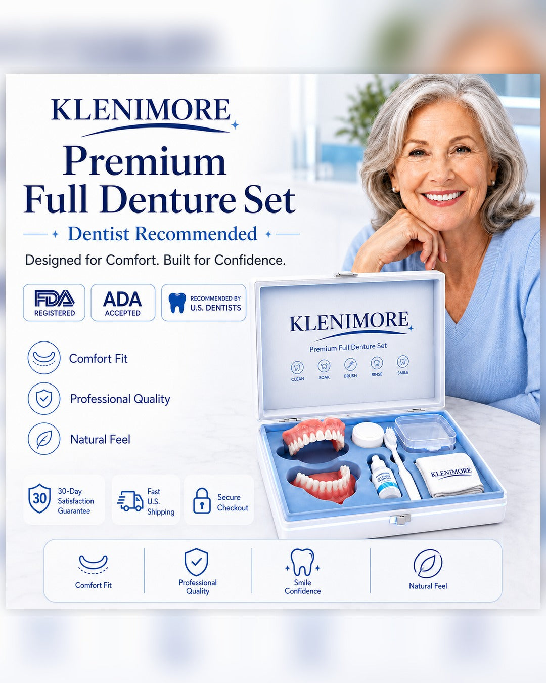 🏆Ends Today: 50% OFF! 🏆2026 Bestselling Product🦷 Fit for a Fresh Smile, Say Goodbye to Wearing Discomfort!