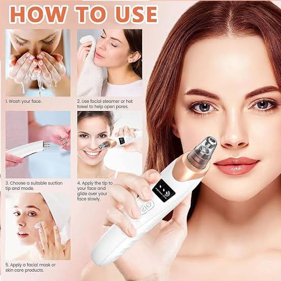 How to use a facial pore cleaning device